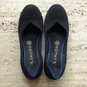 Rothy’s black classic ballet flats 8